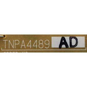 TARJETA (HX) PARA TV PANASONIC / NUMERO DE PARTE TNPA4489AD / TNPA4489 / PANEL MC216F30F12 / MODELO TH-85PF12U